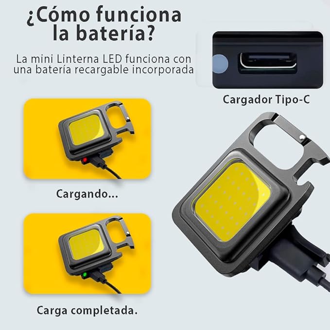 Linterna Llavero Mini LED